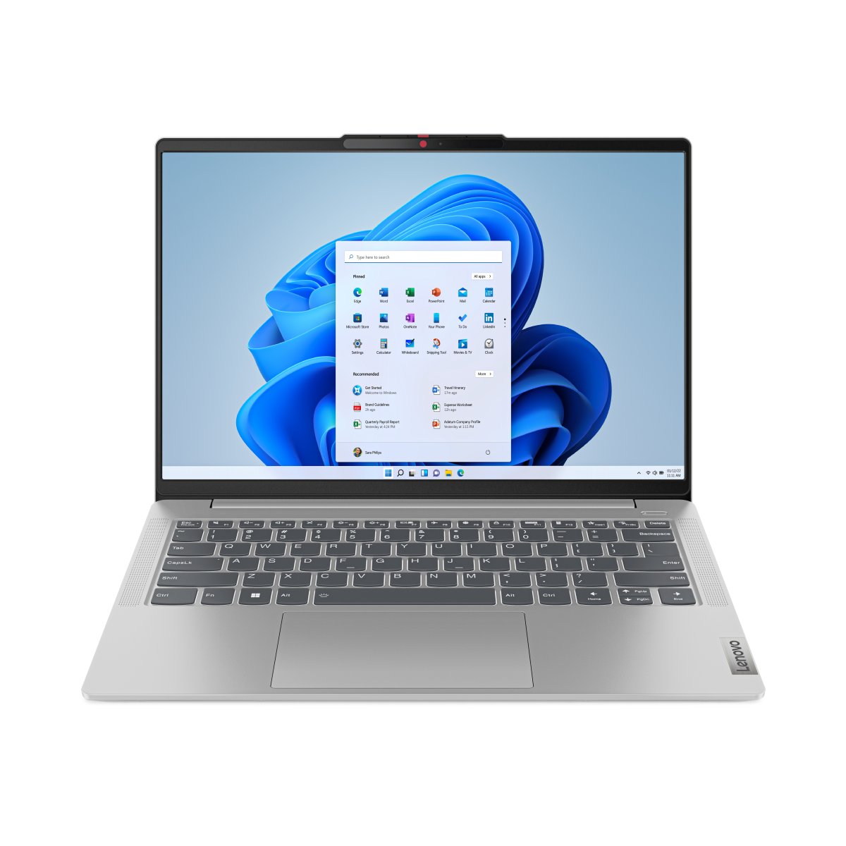 Lenovo IdeaPad Slim 5 14IAH8 Intel® Core™ i5 i5-12450H Laptop 35.6 cm (14") WUXGA 16 GB LPDDR5-SDRAM 1 TB SSD Wi-Fi 6E (802.11ax) Windows 11 Home UK English Grey