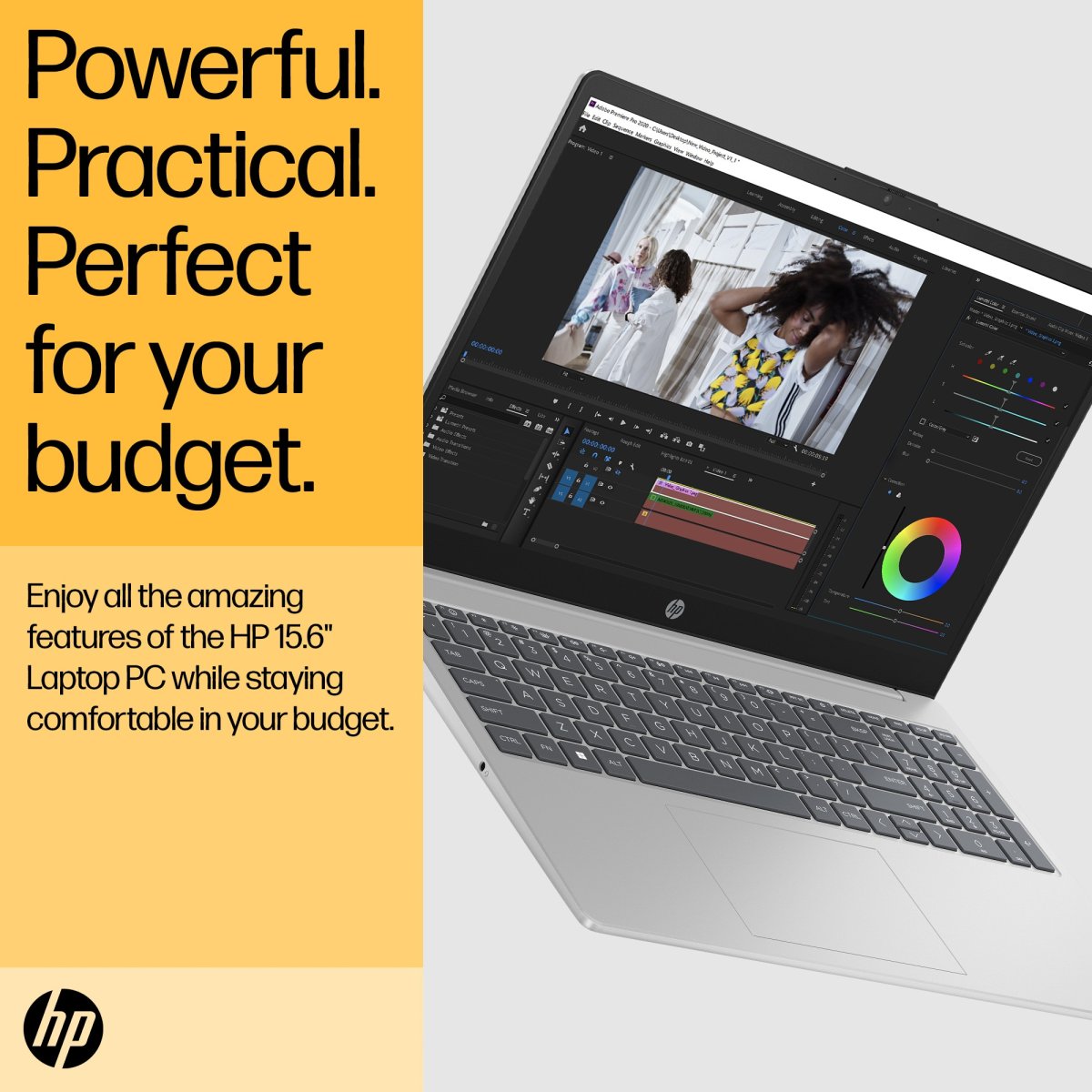 HP Laptop 15-fc0045na 15.6-inch FHD Ryzen 3 7320U 8GB 256GB SSD Windows 11 Home Jet Black - Image 7