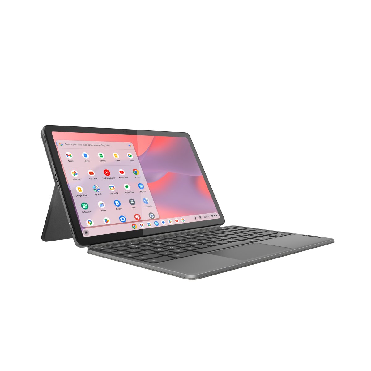 Lenovo IdeaPad Duet 3 Chrome 11Q727 Snapdragon 7c Chromebook 27.8 cm (10.9") Touchscreen 2K 4 GB LPDDR4x-SDRAM 128 GB eMMC Wi-Fi 5 (802.11ac) ChromeOS UK English Grey - Image 2