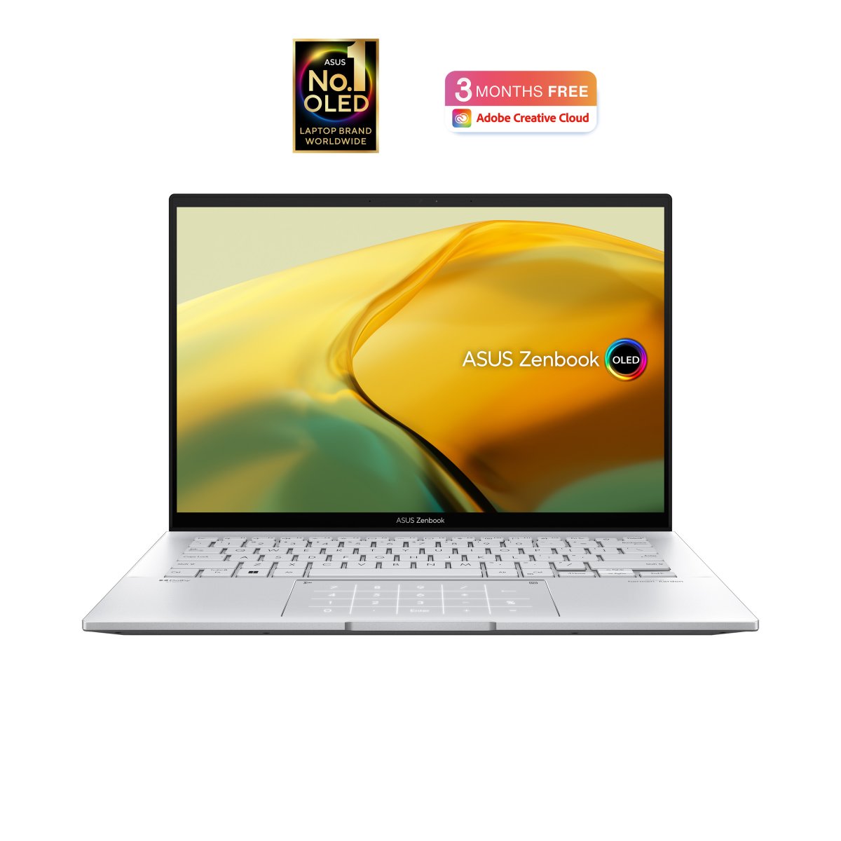 ASUS Zenbook 14 OLED UX3402VA-KN521W Intel® Core™ i9 i9-13900H Laptop 35.6 cm (14") Touchscreen 2.8K 16 GB LPDDR5-SDRAM 1 TB SSD Wi-Fi 6E (802.11ax) Windows 11 Home Silver - Image 7