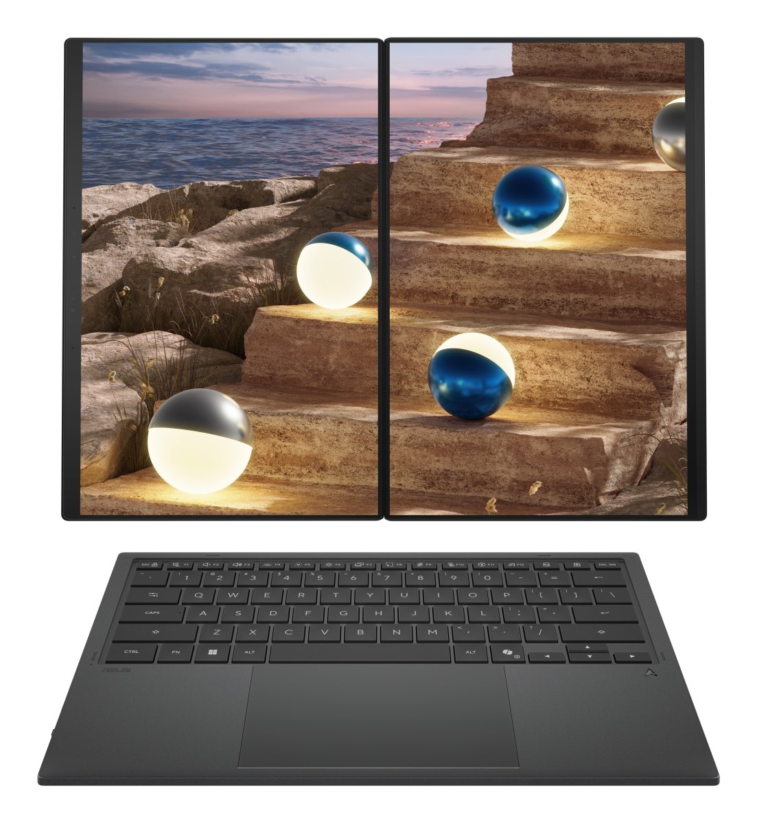 ASUS Zenbook Duo UX8407AA-SN102W Intel Core Ultra X9 388H Laptop 35.6 cm (14") Touchscreen 3K 32 GB LPDDR5x-SDRAM 1 TB SSD Wi-Fi 7 (802.11be) Windows 11 Home Grey - Image 10