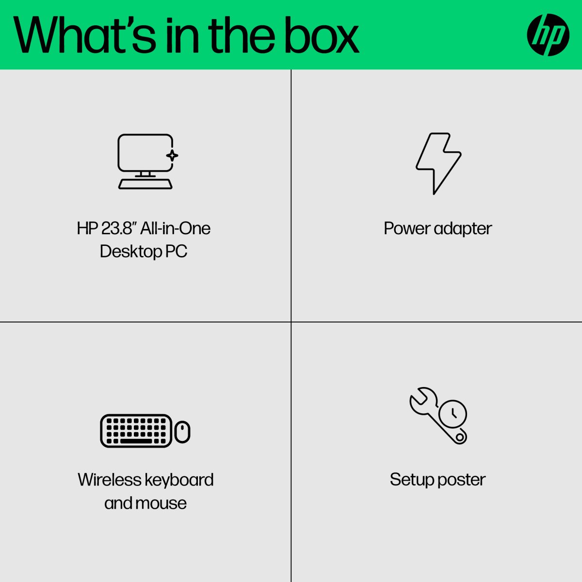 HP 24 -cr0063na PC Intel® Core™ i3 i3-N300 60.5 cm (23.8") 1920 x 1080 pixels All-in-One PC 8 GB DDR4-SDRAM 256 GB SSD Windows 11 Home Wi-Fi 6 (802.11ax) White - Image 5