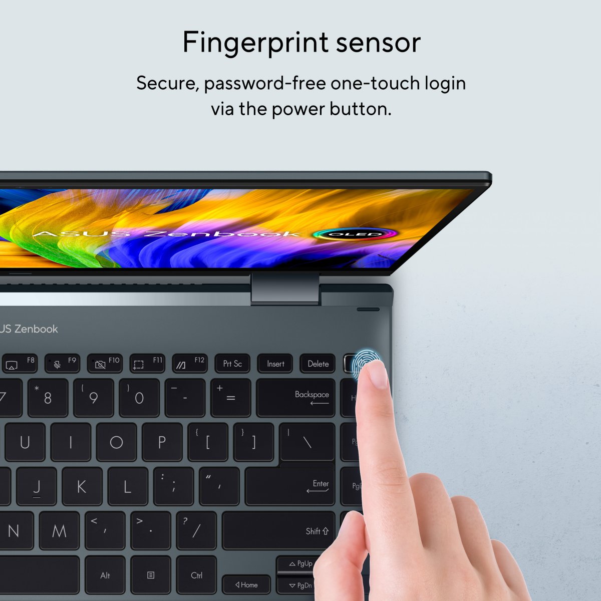 ASUS Zenbook 14 Flip OLED UP5401ZA-KN056W Intel® Core™ i5 i5-12500H Hybrid (2-in-1) 35.6 cm (14") Touchscreen 2.8K 16 GB LPDDR5-SDRAM 512 GB SSD Wi-Fi 6E (802.11ax) Windows 11 Home Grey - Image 18