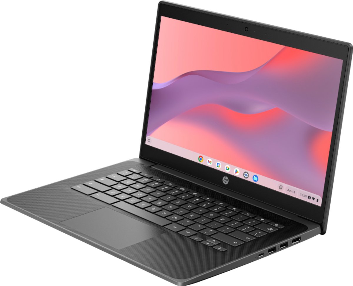 HP Fortis G1i 14 Chromebook 14-inch HD Intel N150 8GB 64GB eMMC ChromeOS Black - Image 3