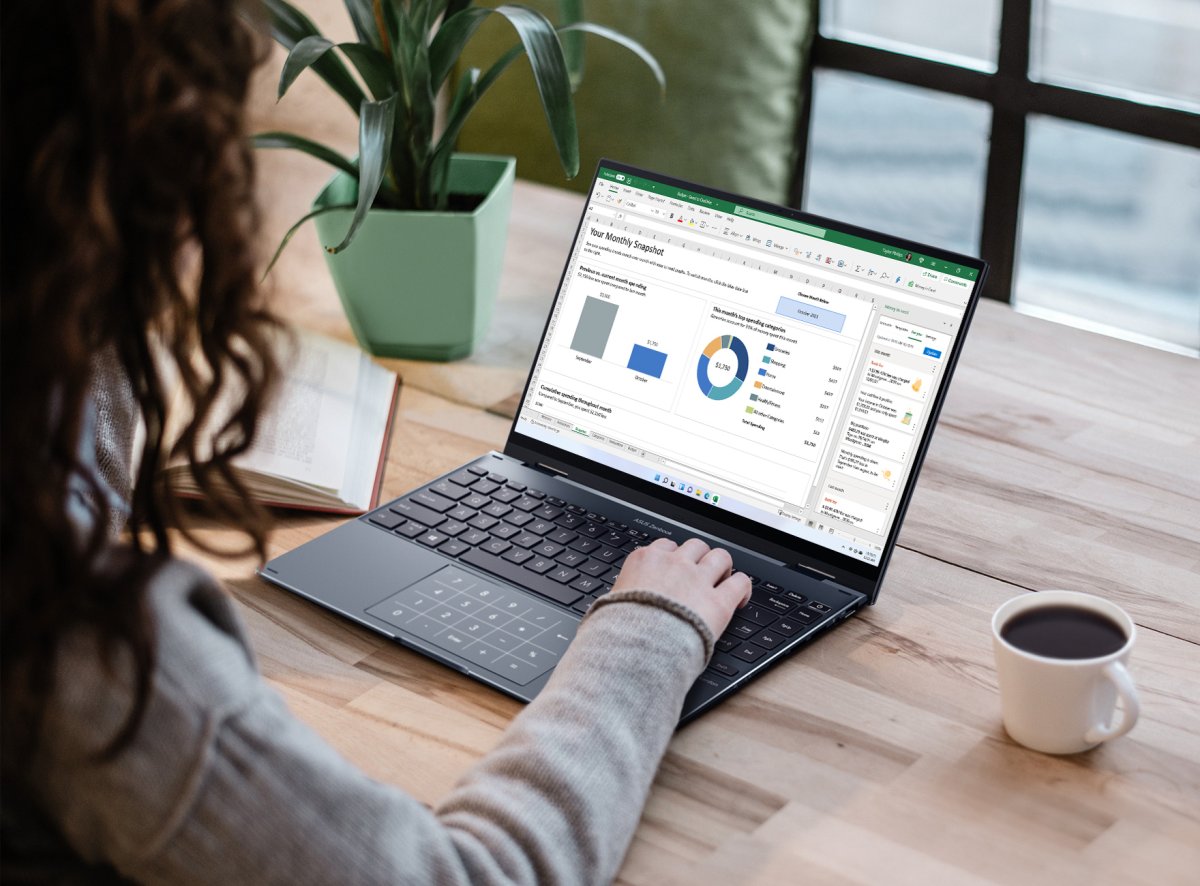 ASUS Zenbook 14 Flip OLED UP5401ZA-KN056W Intel® Core™ i5 i5-12500H Hybrid (2-in-1) 35.6 cm (14") Touchscreen 2.8K 16 GB LPDDR5-SDRAM 512 GB SSD Wi-Fi 6E (802.11ax) Windows 11 Home Grey - Image 34
