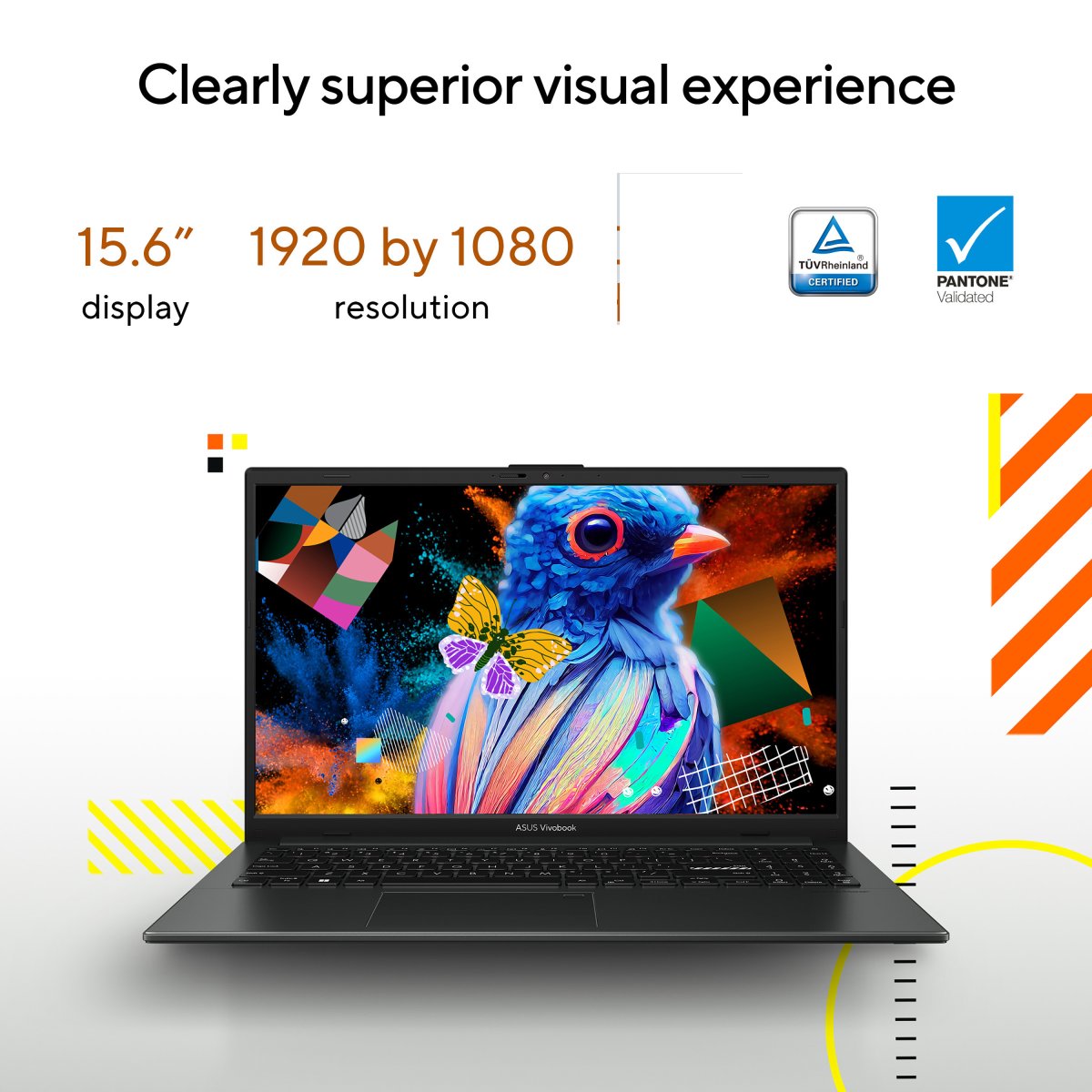 ASUS Vivobook Go 15 E1504FA-BQ2885W AMD Ryzen™ 3 7320U Laptop 39.6 cm (15.6") Full HD 8 GB LPDDR5-SDRAM 512 GB SSD Wi-Fi 6E (802.11ax) Windows 11 Home in S mode Silver - Image 9