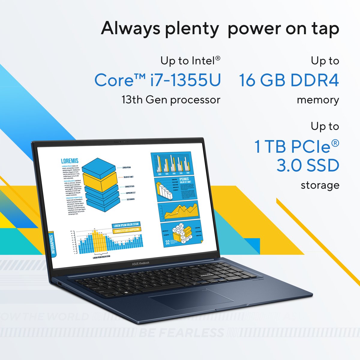 ASUS Vivobook 17 X1704VA-AU419W Intel® Core™ i5 i5-1335U Laptop 43.9 cm (17.3") Full HD 8 GB DDR4-SDRAM 512 GB SSD Wi-Fi 6 (802.11ax) Windows 11 Home Silver - Image 13
