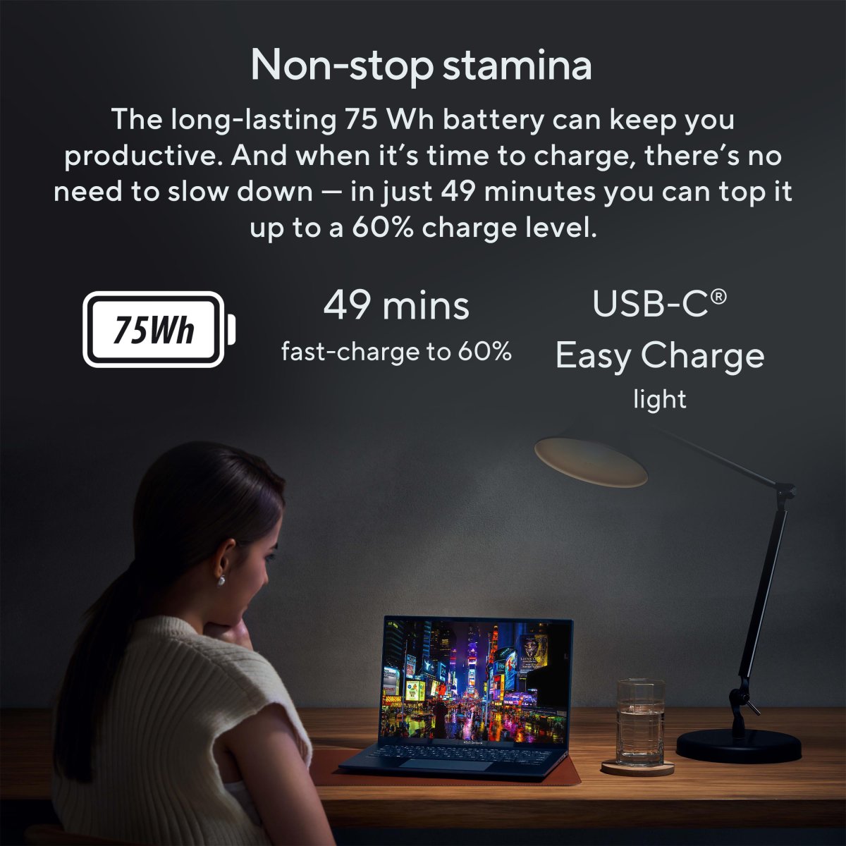 ASUS Zenbook 14 OLED UX3402VA-KN114W Intel® Core™ i5 i5-1340P Laptop 35.6 cm (14") Touchscreen 2.8K 16 GB LPDDR5-SDRAM 512 GB SSD Wi-Fi 6E (802.11ax) Windows 11 Home Blue - Image 17