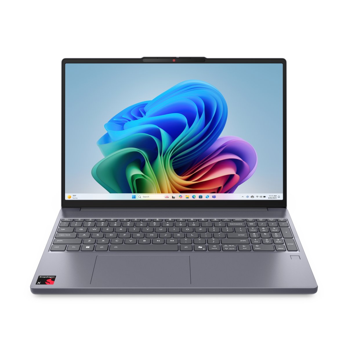 Lenovo IdeaPad Slim 3 15Q8X10 Copilot+ PC Snapdragon X1-26-100 Laptop 38.9 cm (15.3") WUXGA 16 GB LPDDR5x-SDRAM 256 GB SSD Wi-Fi 7 (802.11be) Windows 11 Home English Grey - Image 3