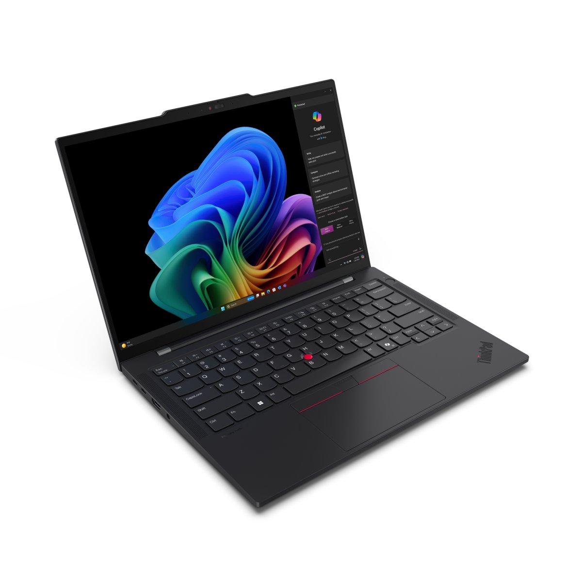 Lenovo ThinkPad T14s Gen 6 (Snapdragon) Copilot+ PC X1E-78-100 Laptop 35.6 cm (14") WUXGA 32 GB LPDDR5x-SDRAM 1 TB SSD Wi-Fi 7 (802.11be) Windows 11 Pro UK English Black - Image 9