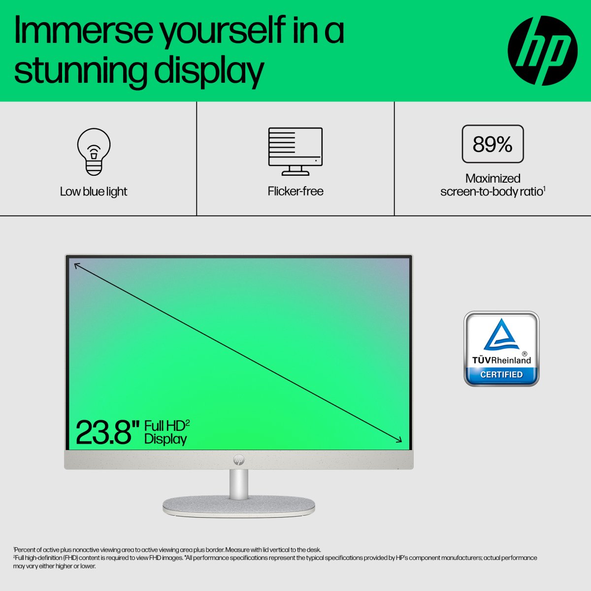 HP 24 -cr0063na PC Intel® Core™ i3 i3-N300 60.5 cm (23.8") 1920 x 1080 pixels All-in-One PC 8 GB DDR4-SDRAM 256 GB SSD Windows 11 Home Wi-Fi 6 (802.11ax) White - Image 11