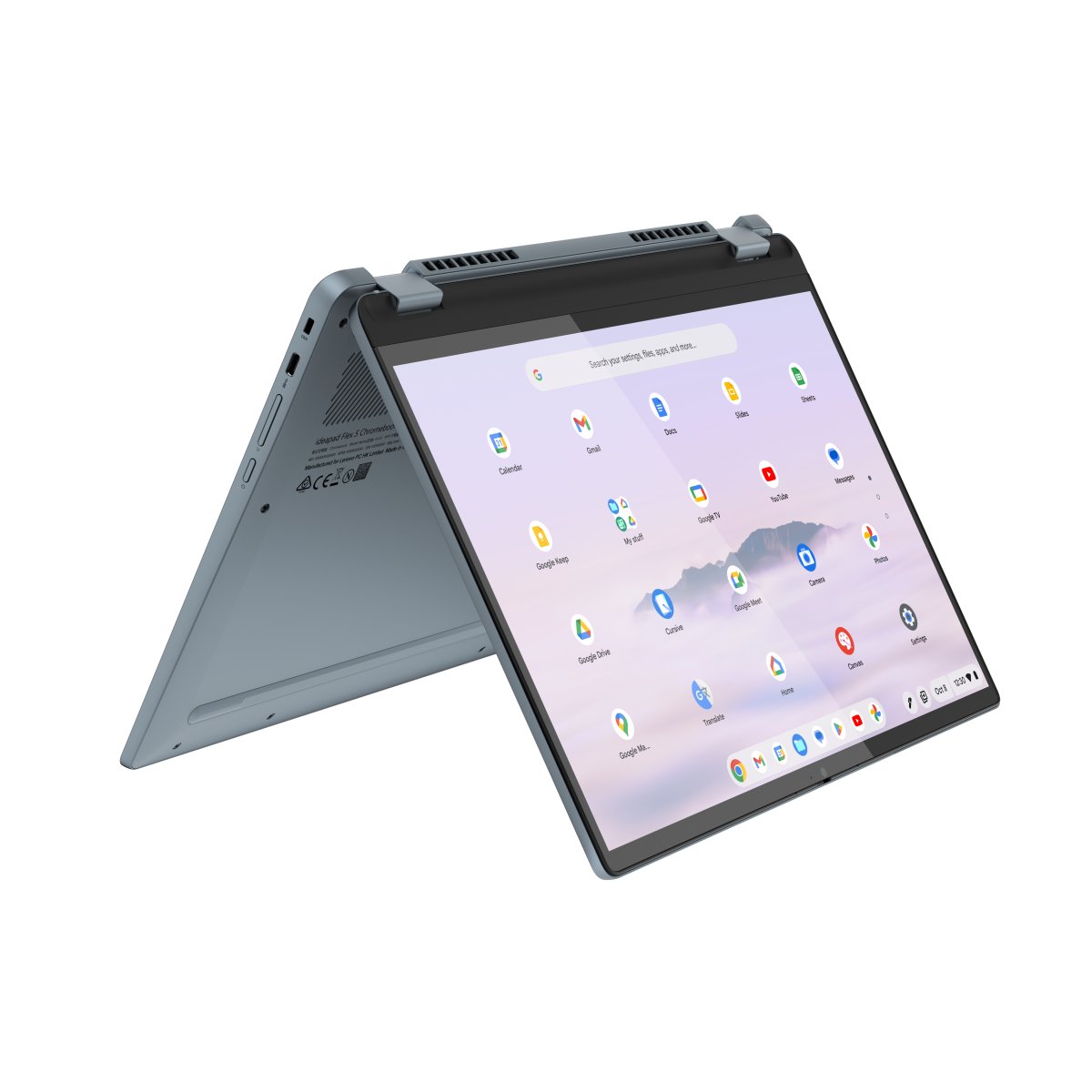Lenovo IdeaPad Flex 5 Chrome 14IAU7 (Plus) Intel® Core™ i3 i3-1315U Chromebook 35.6 cm (14") Touchscreen WUXGA 8 GB LPDDR4x-SDRAM 256 GB SSD Wi-Fi 6E (802.11ax) ChromeOS UK English Blue - Image 7