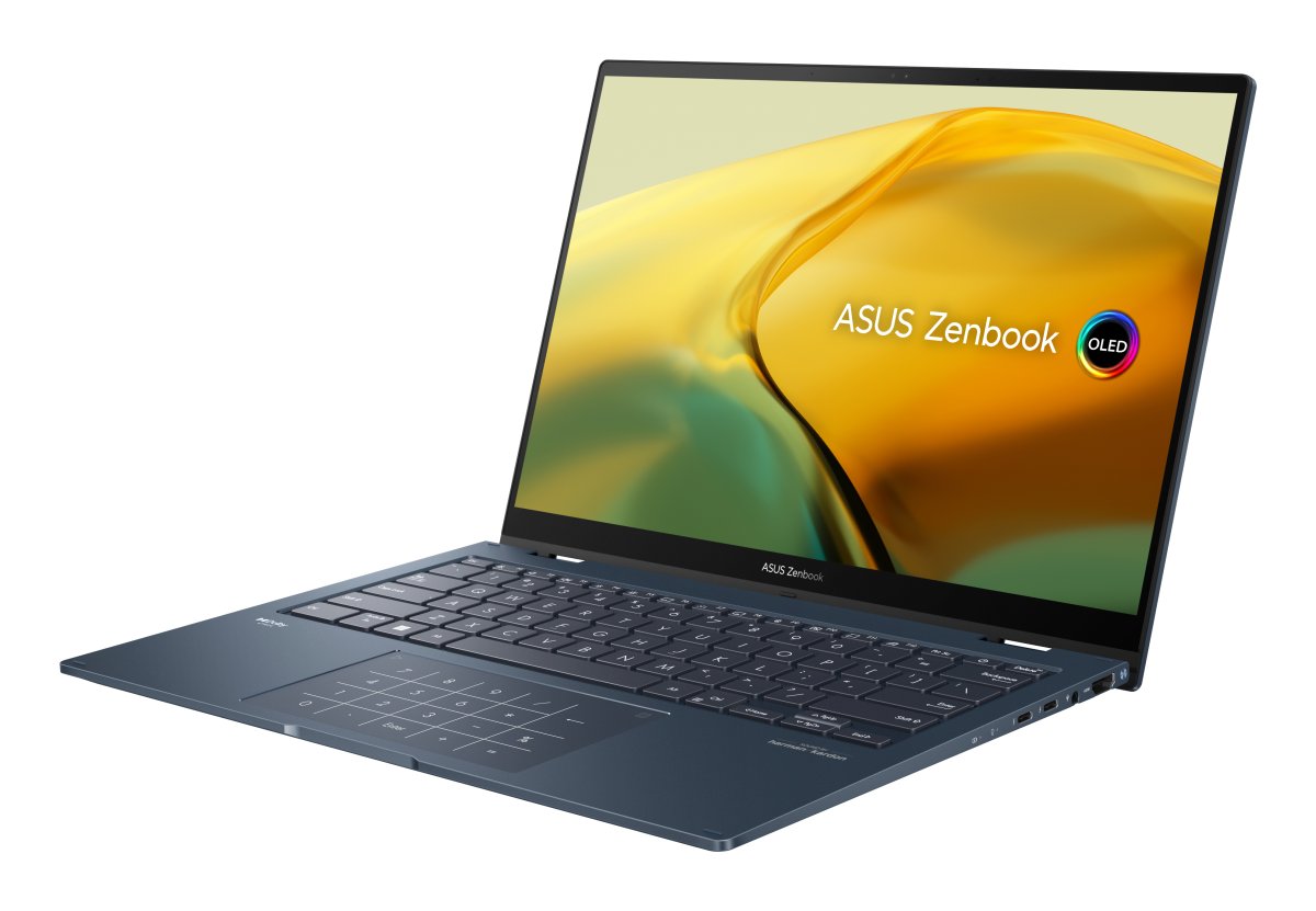 ASUS Zenbook 14 Flip OLED UP3404VA-KN139W Intel® Core™ i5 i5-1340P Hybrid (2-in-1) 35.6 cm (14") Touchscreen 2.8K 16 GB LPDDR5-SDRAM 512 GB SSD Wi-Fi 6E (802.11ax) Windows 11 Home Blue - Image 4