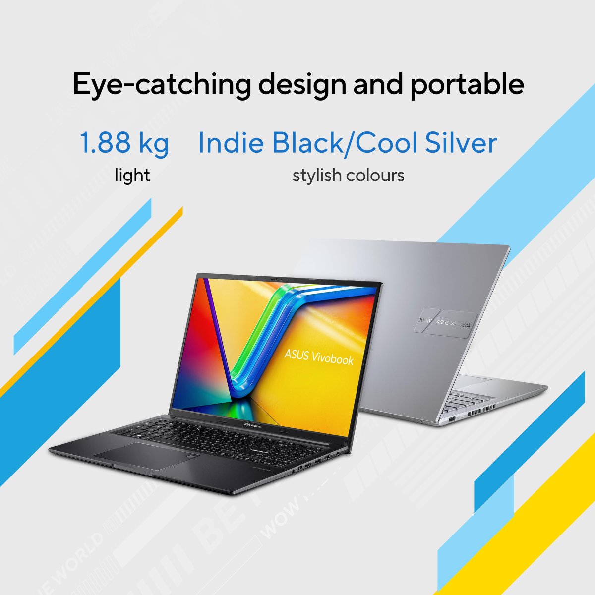 ASUS Vivobook 16 X1605ZA-MB116W Intel® Core™ i7 i7-1255U Laptop 40.6 cm (16") WUXGA 8 GB DDR4-SDRAM 512 GB SSD Wi-Fi 6 (802.11ax) Windows 11 Home Silver - Image 11