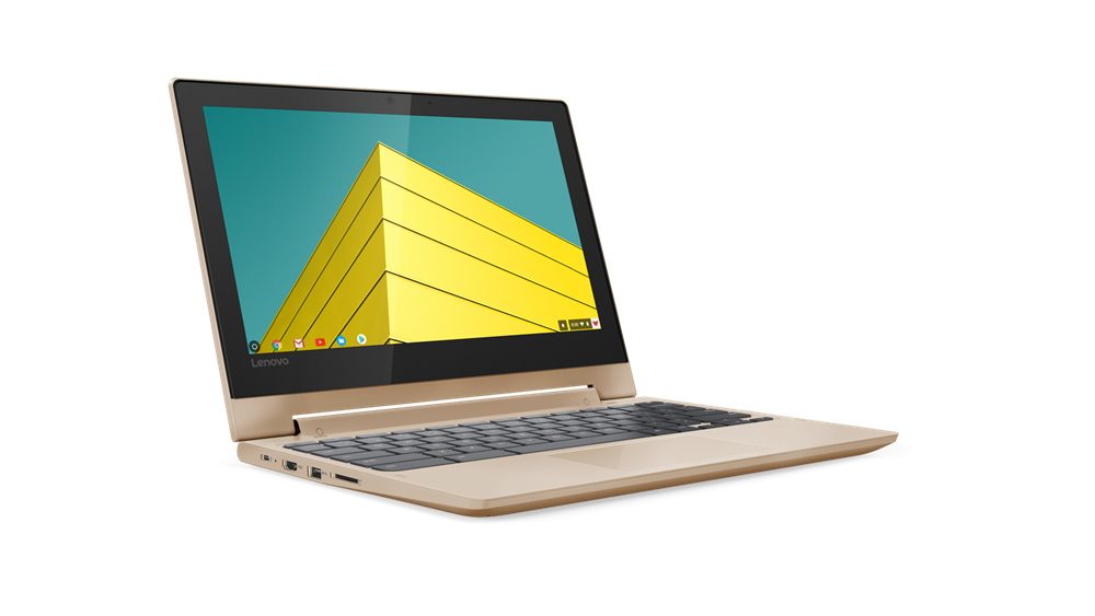 Lenovo Chromebook C330 MediaTek MT8173C 29.5 cm (11.6") Touchscreen HD 4 GB LPDDR3-SDRAM 32 GB eMMC Wi-Fi 5 (802.11ac) ChromeOS UK English Champagne - Image 4