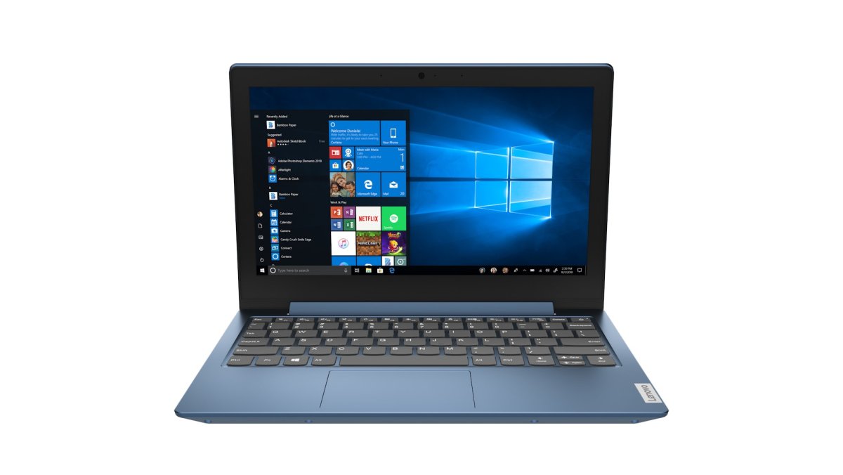 Lenovo IdeaPad 1 11IGL05 Intel® Celeron® N N4020 Laptop 29.5 cm (11.6") HD 4 GB DDR4-SDRAM 64 GB eMMC Wi-Fi 5 (802.11ac) Windows 10 Home in S mode Blue - Image 2