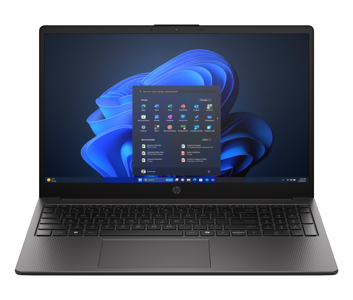 HP 255R G10 15.6-inch FHD Ryzen 5 7535U 8GB 256GB SSD Windows 11 Home Silver
