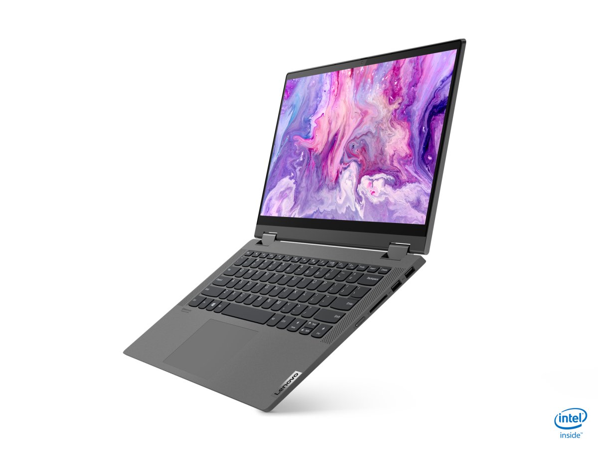 Lenovo IdeaPad Flex 5 15ITL05 Intel® Core™ i5 i5-1135G7 Hybrid (2-in-1) 39.6 cm (15.6") Touchscreen Full HD 8 GB DDR4-SDRAM 256 GB SSD Wi-Fi 6 (802.11ax) Windows 10 Home in S mode UK English Graphite, Grey
