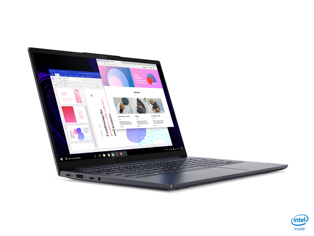 Lenovo Yoga Slim 7 14IIL05 Intel® Core™ i7 i7-1065G7 Laptop 35.6 cm (14") Full HD 8 GB LPDDR4x-SDRAM 512 GB SSD Wi-Fi 6 (802.11ax) Windows 10 Home Grey - Image 2