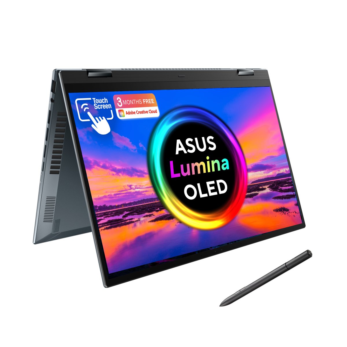 ASUS Zenbook 14 Flip OLED UP5401ZA-KN056W Intel® Core™ i5 i5-12500H Hybrid (2-in-1) 35.6 cm (14") Touchscreen 2.8K 16 GB LPDDR5-SDRAM 512 GB SSD Wi-Fi 6E (802.11ax) Windows 11 Home Grey - Image 11