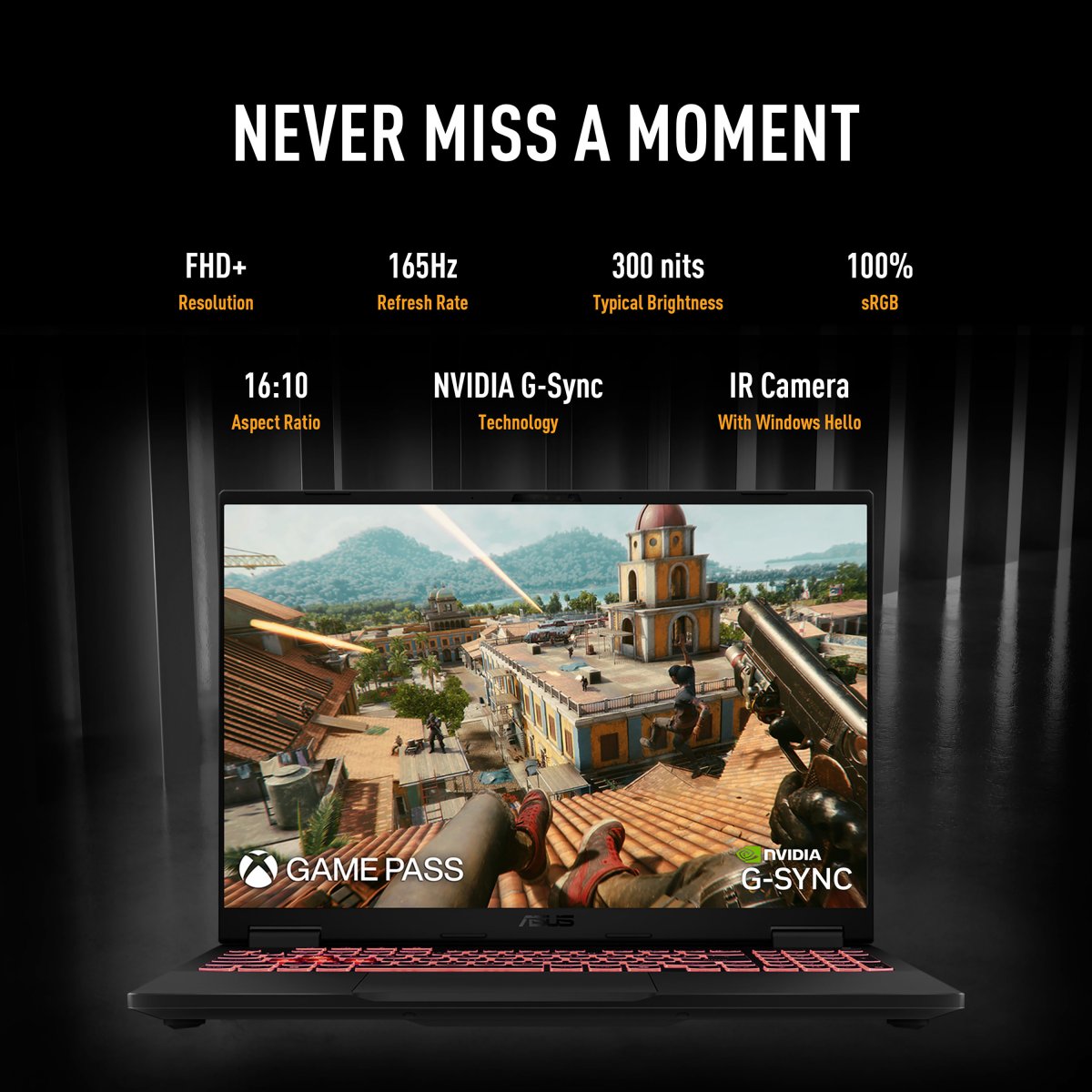 ASUS TUF Gaming A16 FA608UP-RV003W AMD Ryzen™ 7 260 Laptop 40.6 cm (16") WUXGA 16 GB DDR5-SDRAM 1 TB SSD NVIDIA GeForce RTX 5070 Wi-Fi 6E (802.11ax) Windows 11 Home Grey - Image 15