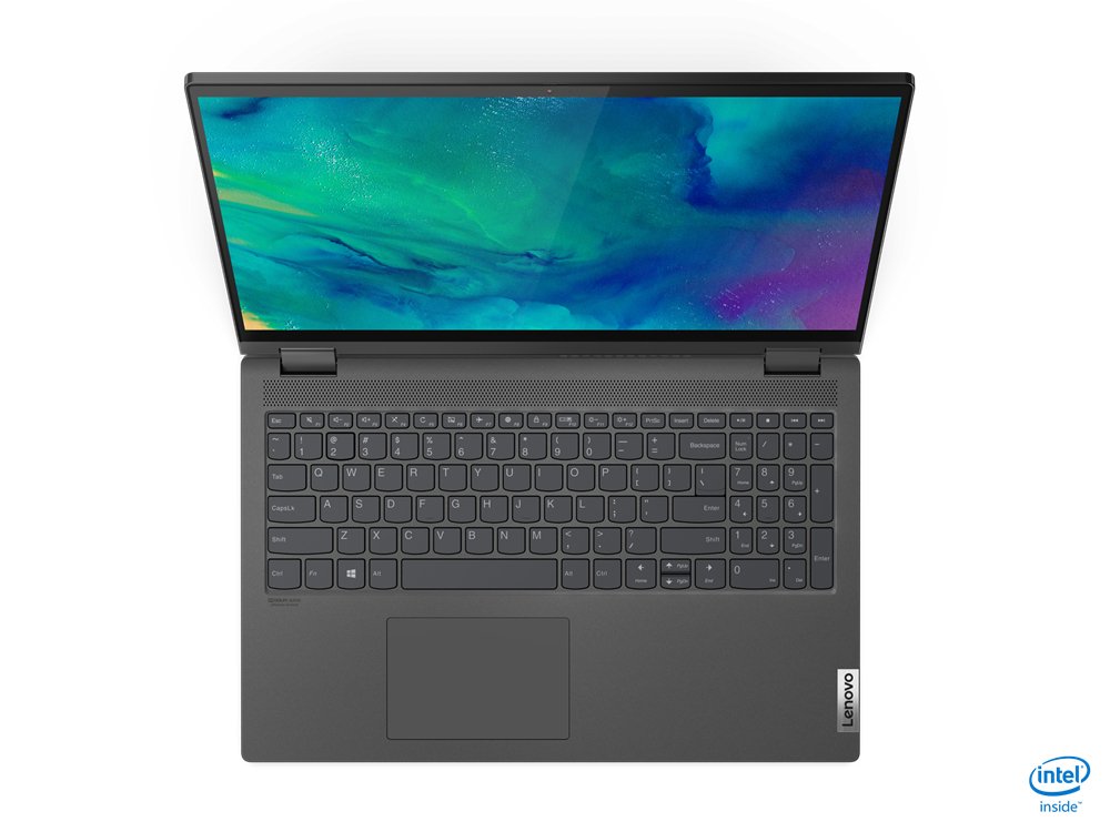Lenovo IdeaPad Flex 5 15ALC05 AMD Ryzen™ 5 5500U Hybrid (2-in-1) 39.6 cm (15.6") Touchscreen Full HD 8 GB DDR4-SDRAM 256 GB SSD Wi-Fi 5 (802.11ac) Windows 10 Home in S mode UK English Graphite, Grey - Image 2