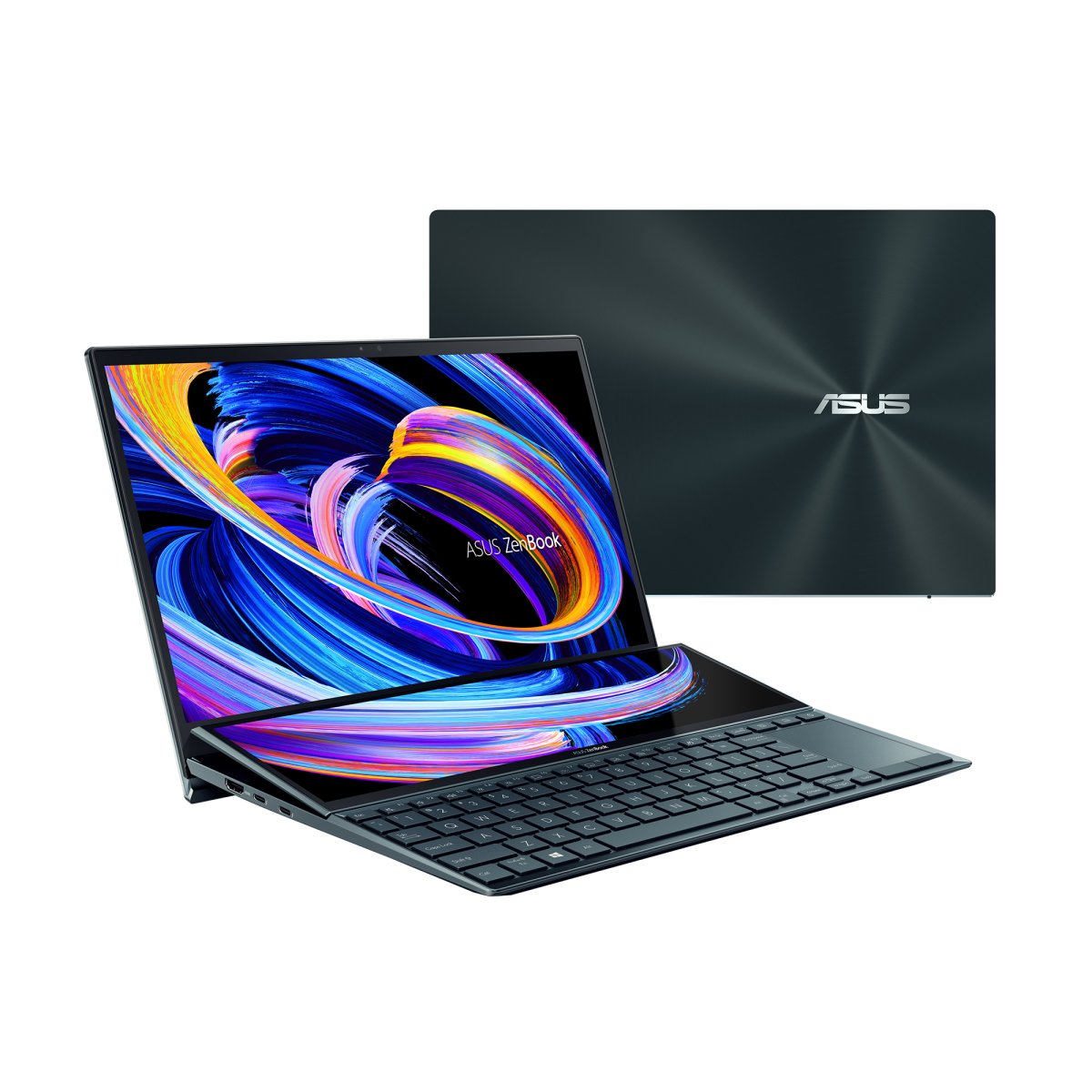 ASUS Zenbook Duo 14 UX482EGR-HY368W Intel® Core™ i7 i7-1195G7 Laptop 35.6 cm (14") Touchscreen Full HD 16 GB LPDDR4x-SDRAM 512 GB SSD NVIDIA GeForce MX450 Wi-Fi 6 (802.11ax) Windows 11 Home Blue - Image 4