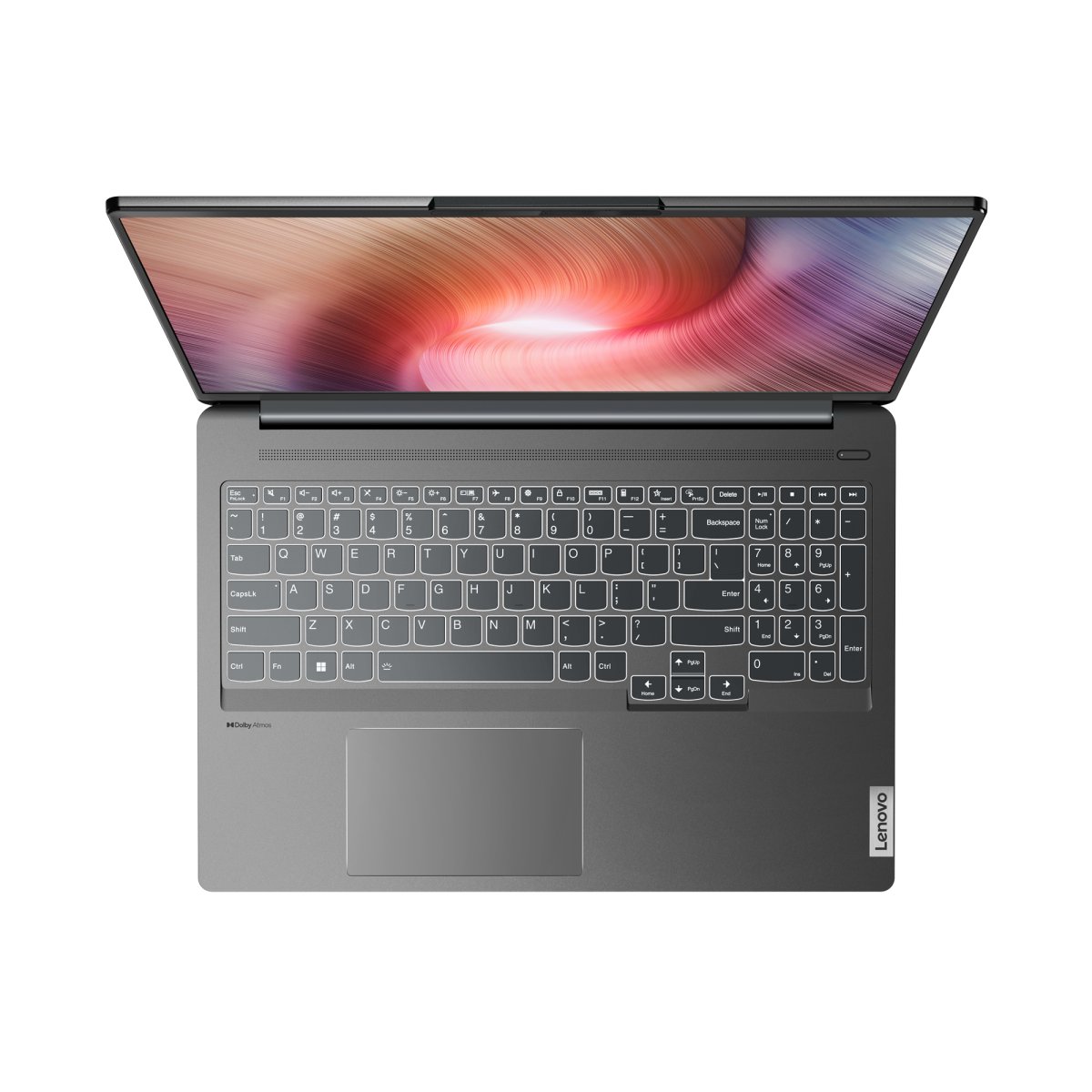 Lenovo IdeaPad 5 Pro 16ARH7 AMD Ryzen™ 5 6600HS Laptop 40.6 cm (16") WQXGA 16 GB LPDDR5-SDRAM 512 GB SSD NVIDIA GeForce RTX 3050 Wi-Fi 6 (802.11ax) Windows 11 Home UK English Grey - Image 9