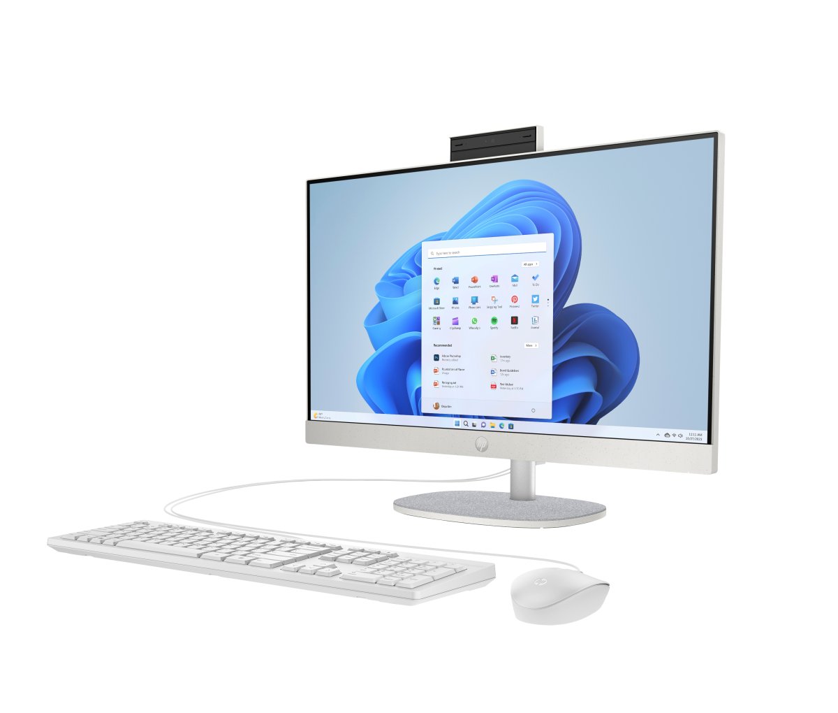 HP 24 -cr0063na PC Intel® Core™ i3 i3-N300 60.5 cm (23.8") 1920 x 1080 pixels All-in-One PC 8 GB DDR4-SDRAM 256 GB SSD Windows 11 Home Wi-Fi 6 (802.11ax) White - Image 14