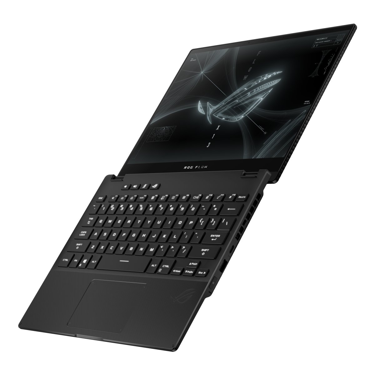 ASUS ROG Flow X13 GV301QE-K5121R AMD Ryzen™ 9 5980HS Hybrid (2-in-1) 34 cm (13.4") Touchscreen WQUXGA 16 GB LPDDR4x-SDRAM 1 TB SSD NVIDIA GeForce RTX 3050 Ti Wi-Fi 6 (802.11ax) Windows 10 Pro Black - Image 9
