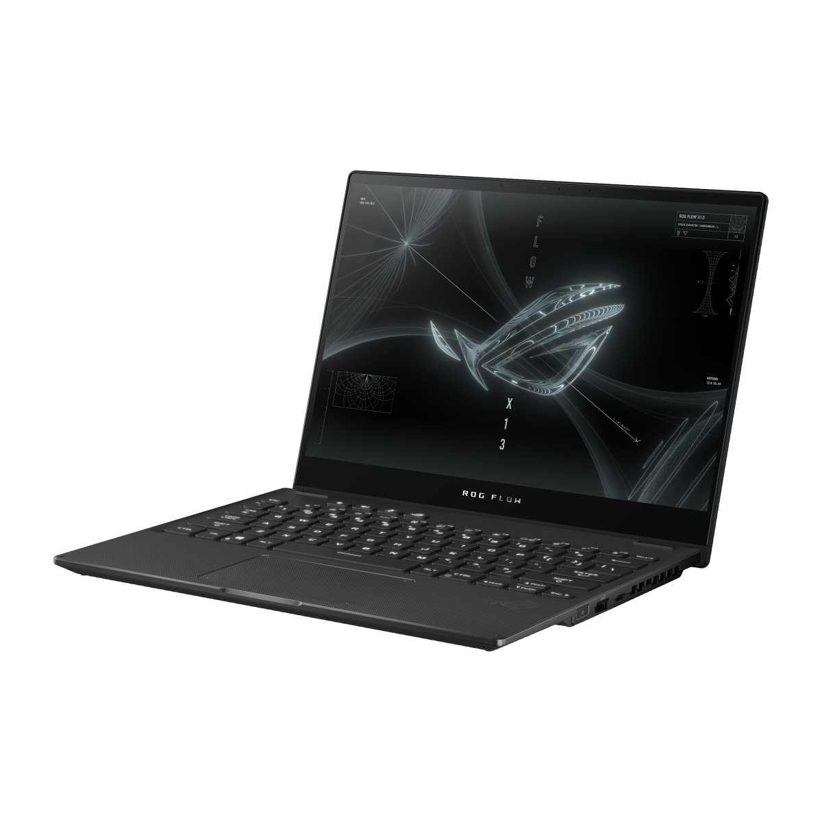 ASUS ROG Flow X13 GV301QE-K5121R AMD Ryzen™ 9 5980HS Hybrid (2-in-1) 34 cm (13.4") Touchscreen WQUXGA 16 GB LPDDR4x-SDRAM 1 TB SSD NVIDIA GeForce RTX 3050 Ti Wi-Fi 6 (802.11ax) Windows 10 Pro Black - Image 4