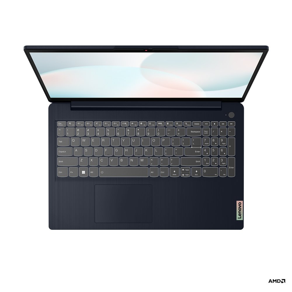 Lenovo IdeaPad 3 15ABA7 AMD Ryzen™ 3 5425U Laptop 39.6 cm (15.6") Full HD 4 GB DDR4-SDRAM 128 GB SSD Wi-Fi 6 (802.11ax) Windows 11 Home in S mode UK English Blue