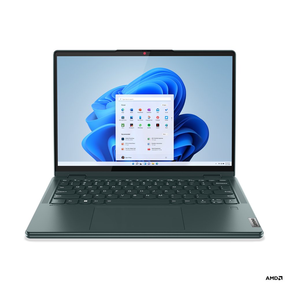 Lenovo Yoga 6 13ALC7 AMD Ryzen™ 7 5700U Hybrid (2-in-1) 33.8 cm (13.3") Touchscreen WUXGA 16 GB LPDDR4x-SDRAM 512 GB SSD Wi-Fi 6 (802.11ax) Windows 11 Home UK English Teal - Image 14