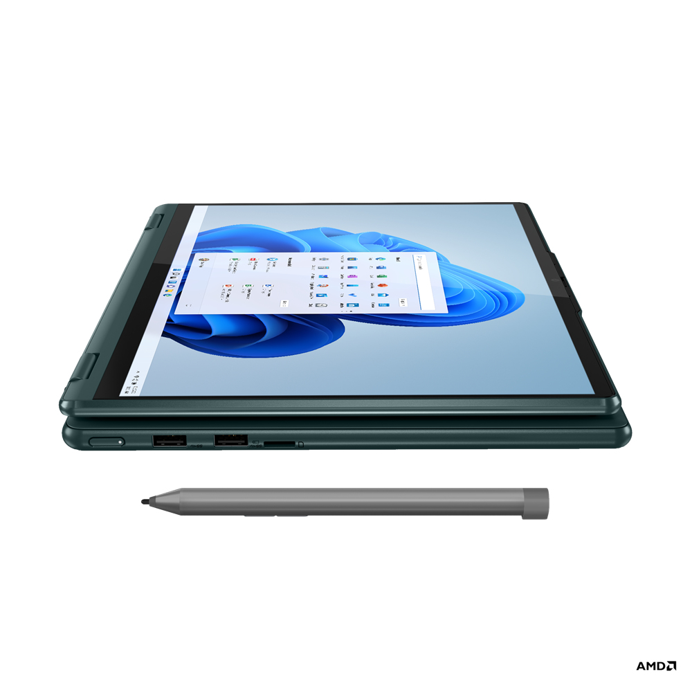 Lenovo Yoga 6 13ALC7 AMD Ryzen™ 7 5700U Hybrid (2-in-1) 33.8 cm (13.3") Touchscreen WUXGA 16 GB LPDDR4x-SDRAM 512 GB SSD Wi-Fi 6 (802.11ax) Windows 11 Home UK English Teal - Image 13