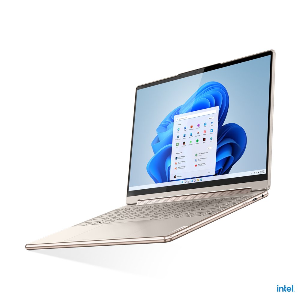 Lenovo Yoga 9 14IAP7 Intel® Core™ i7 i7-1260P Hybrid (2-in-1) 35.6 cm (14") Touchscreen WQUXGA 16 GB LPDDR5-SDRAM 1 TB SSD Wi-Fi 6E (802.11ax) Windows 11 Home English Oat