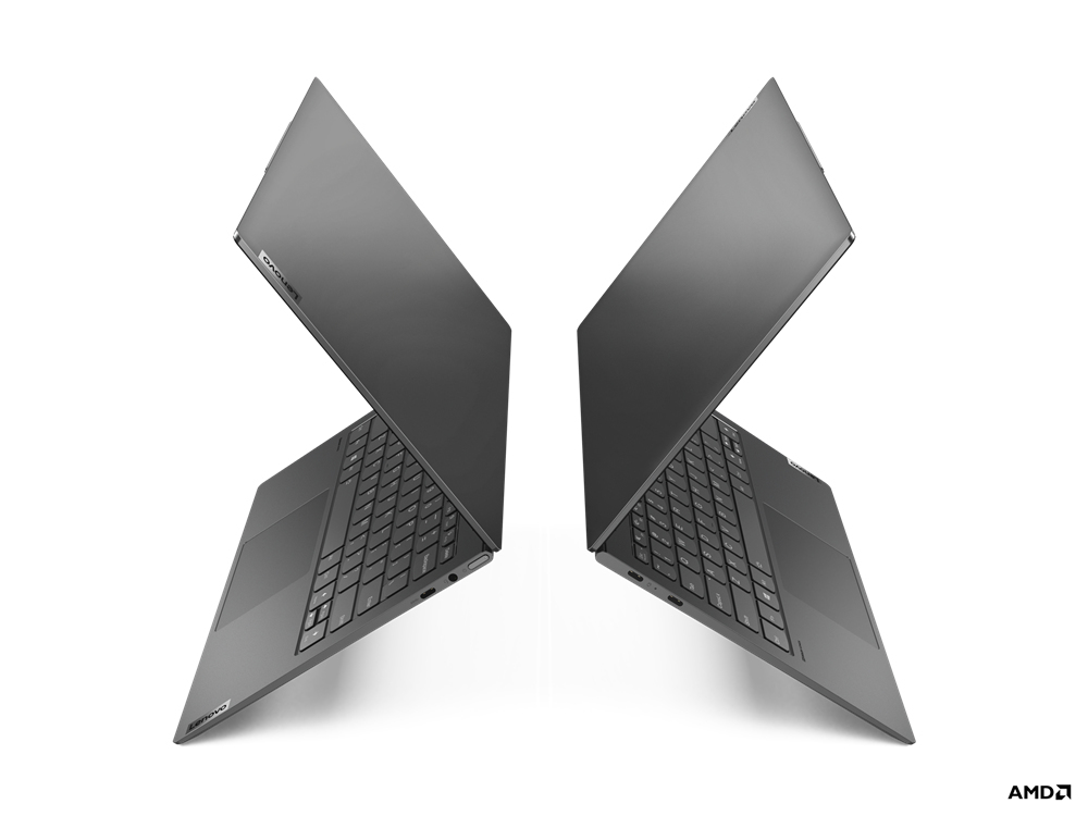 Lenovo Yoga Slim 7 13ACN5 AMD Ryzen™ 5 5600U Laptop 33.8 cm (13.3") Quad HD 8 GB LPDDR4x-SDRAM 256 GB SSD Wi-Fi 6 (802.11ax) Windows 11 Home UK English Grey - Image 4