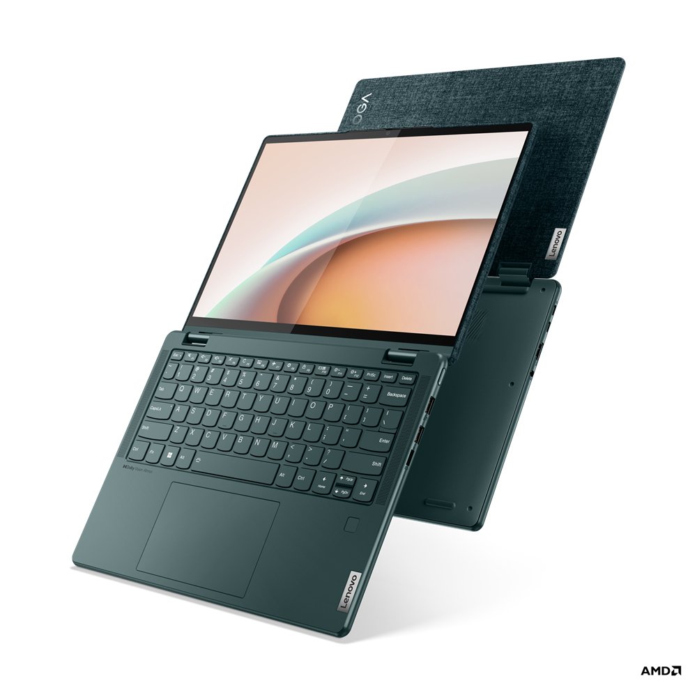 Lenovo Yoga 6 13ALC7 AMD Ryzen™ 7 5700U Hybrid (2-in-1) 33.8 cm (13.3") Touchscreen WUXGA 16 GB LPDDR4x-SDRAM 512 GB SSD Wi-Fi 6 (802.11ax) Windows 11 Home UK English Teal - Image 2