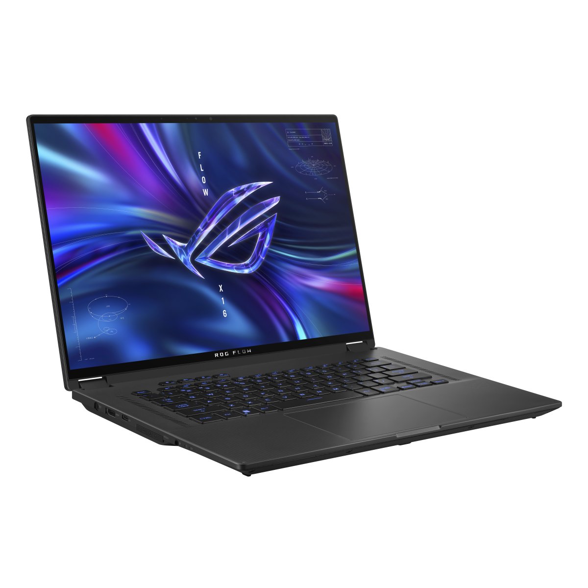 ASUS ROG Flow X16 GV601RW-M5039W laptop AMD Ryzen™ 9 6900HS Hybrid (2-in-1) 40.6 cm (16") Touchscreen WQXGA 32 GB DDR5-SDRAM 1 TB SSD NVIDIA GeForce RTX 3070 Ti Wi-Fi 6E (802.11ax) Windows 11 Home Grey - Image 2