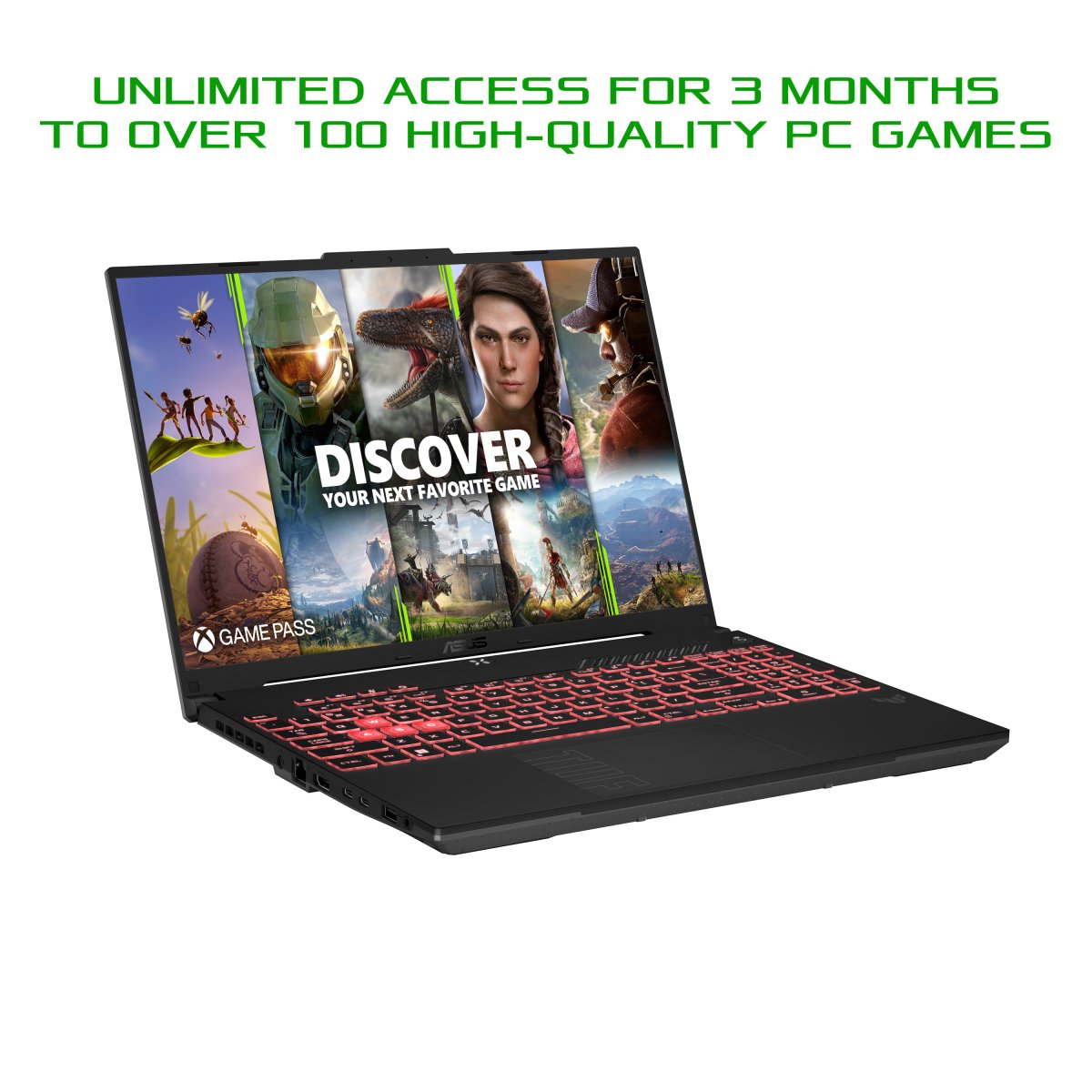 ASUS TUF Gaming F16 FX607JV-N3113W Intel® Core™ i7 i7-13650HX Laptop 40.6 cm (16") WUXGA 16 GB DDR5-SDRAM 1 TB SSD NVIDIA GeForce RTX 4060 Wi-Fi 6 (802.11ax) Windows 11 Home Grey - Image 2