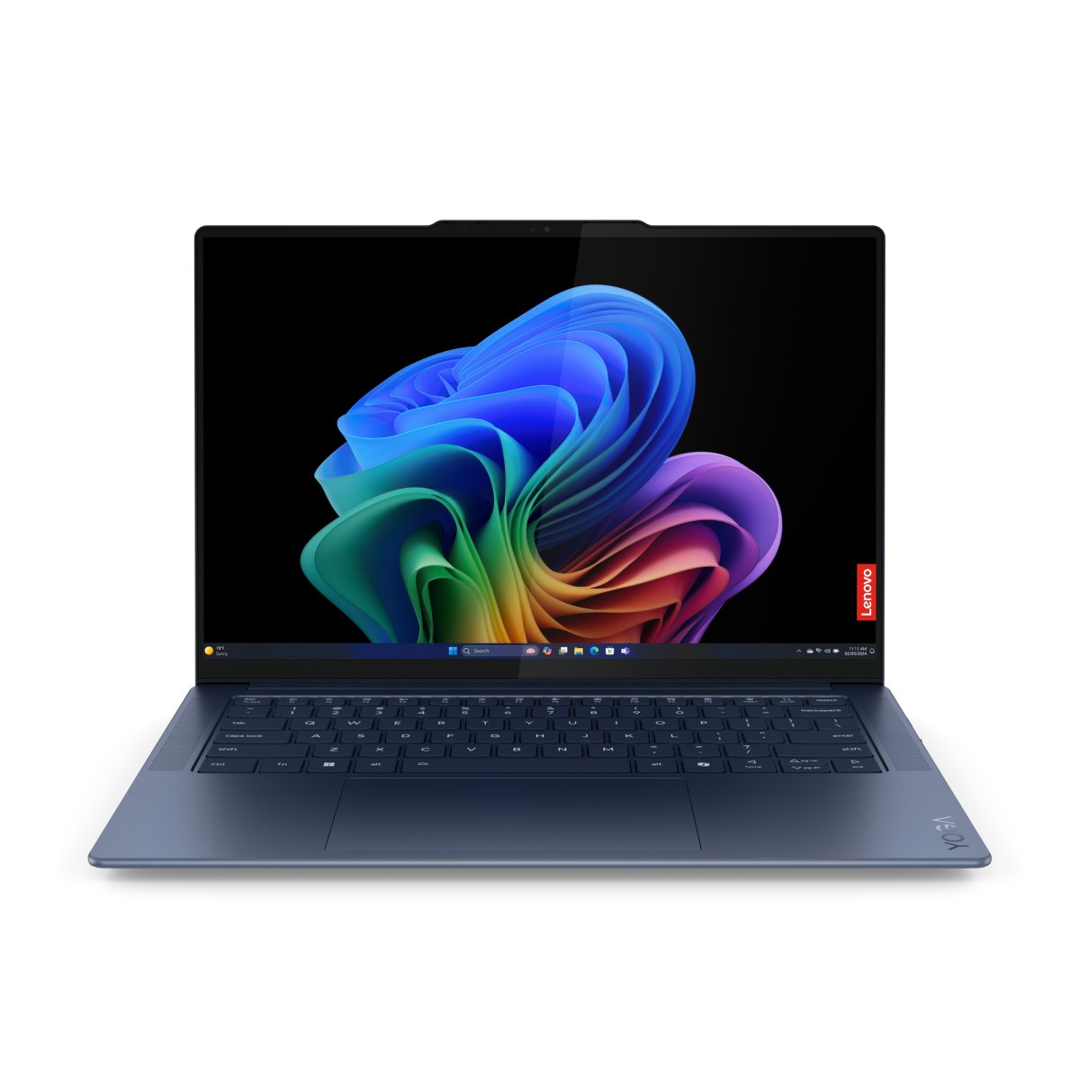 Lenovo Yoga Slim 7 14Q8X9 Copilot+ PC Snapdragon X1E-78-100 Laptop 36.8 cm (14.5") Touchscreen 3K 32 GB LPDDR5x-SDRAM 1 TB SSD Wi-Fi 7 (802.11be) Windows 11 Home English Blue