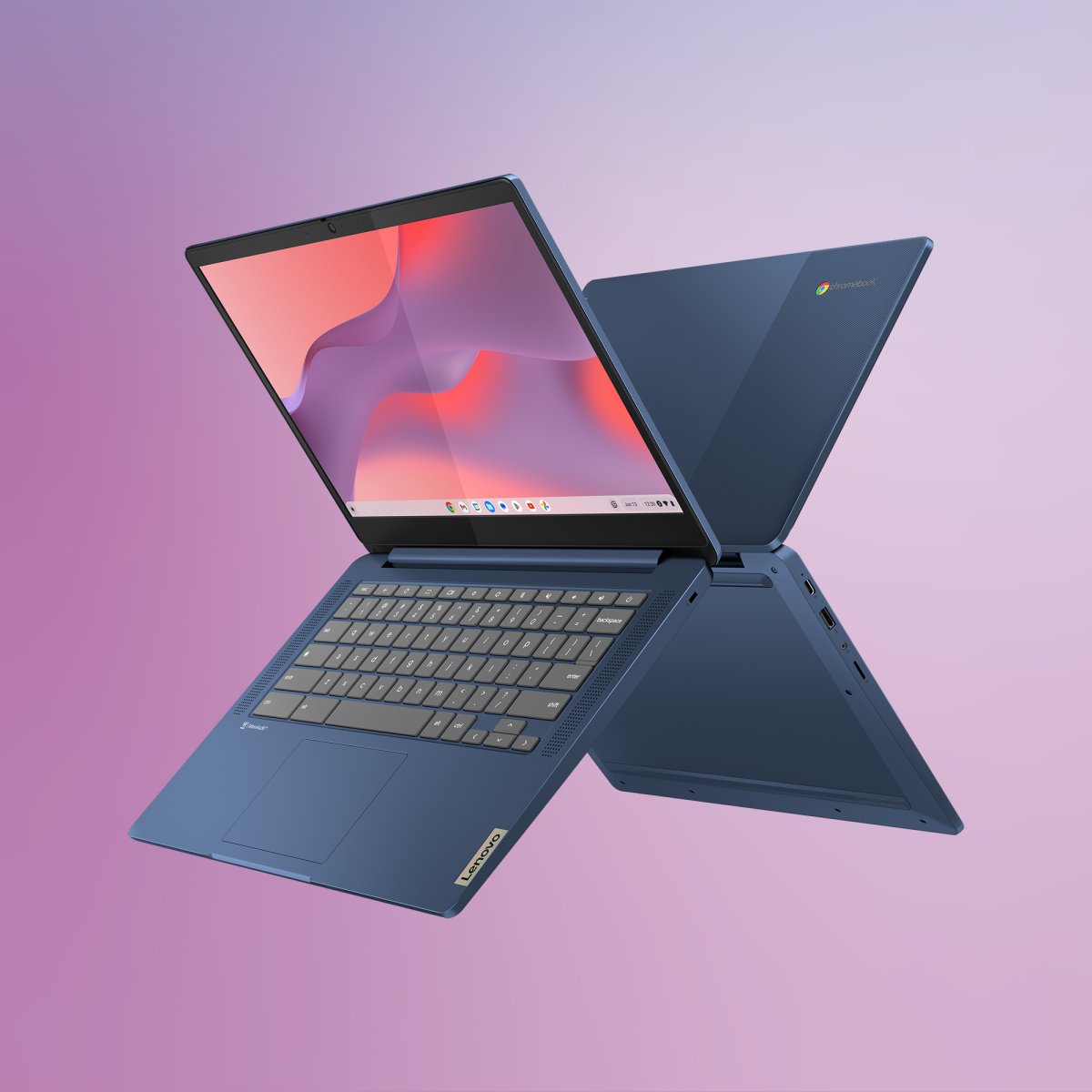 Lenovo IdeaPad Slim 3 Chrome 14M868 MediaTek Kompanio 520 Chromebook 14" Full HD 8 GB LPDDR4x-SDRAM 128 GB eMMC Wi-Fi 6 (802.11ax) ChromeOS UK English Blue - Image 9