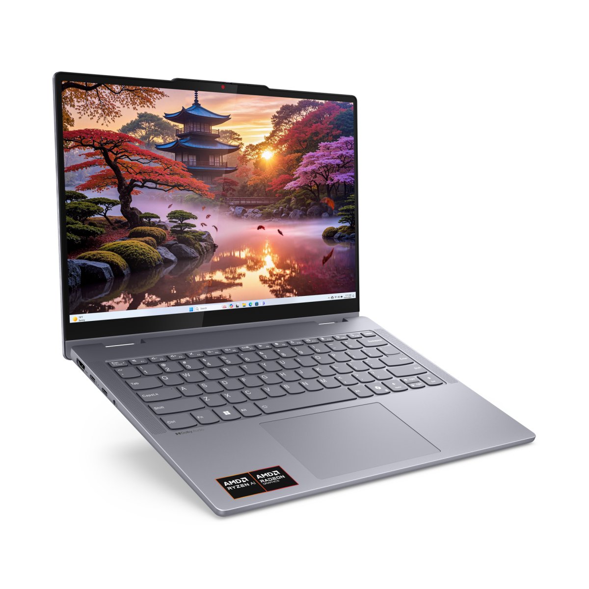 Lenovo IdeaPad 5 2-in-1 14AKP10 Copilot+ PC AMD Ryzen™ AI 5 340 Hybrid (2-in-1) 35.6 cm (14") Touchscreen WUXGA 16 GB LPDDR5x-SDRAM 512 GB SSD Wi-Fi 7 (802.11be) Windows 11 Home English Grey - Image 12