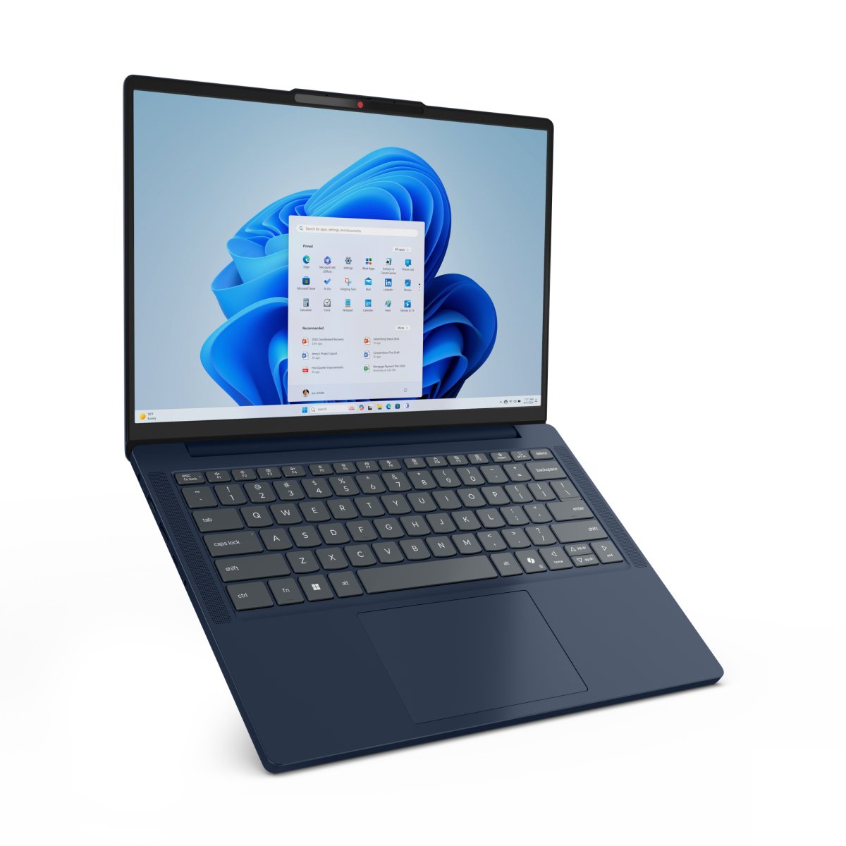 Lenovo IdeaPad Slim 3 14AHP10 AMD Ryzen™ 5 PRO 8640HS Laptop 35.6 cm (14") WUXGA 16 GB DDR5-SDRAM 512 GB SSD Wi-Fi 7 (802.11be) Windows 11 Home English Blue - Image 4