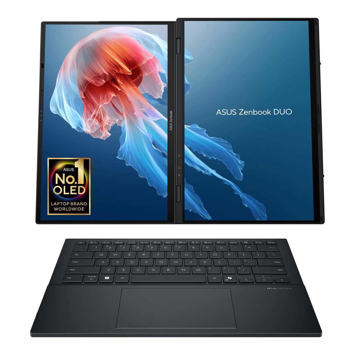 ASUS Zenbook Duo UX8406CA-PZ134W Intel Core Ultra 9 285H Hybrid (2-in-1) 35.6 cm (14") Touchscreen 3K 32 GB LPDDR5x-SDRAM 2 TB SSD Wi-Fi 7 (802.11be) Windows 11 Home Grey - Image 2