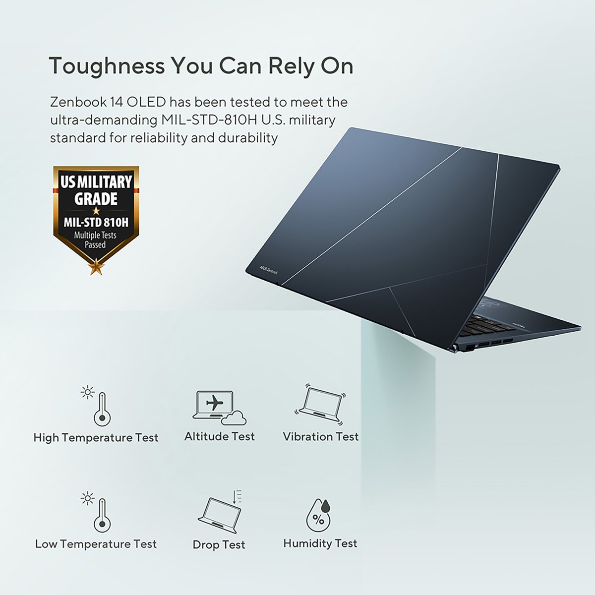 ASUS Zenbook 14 OLED UX3402VA-KN521W Intel® Core™ i9 i9-13900H Laptop 35.6 cm (14") Touchscreen 2.8K 16 GB LPDDR5-SDRAM 1 TB SSD Wi-Fi 6E (802.11ax) Windows 11 Home Silver - Image 11