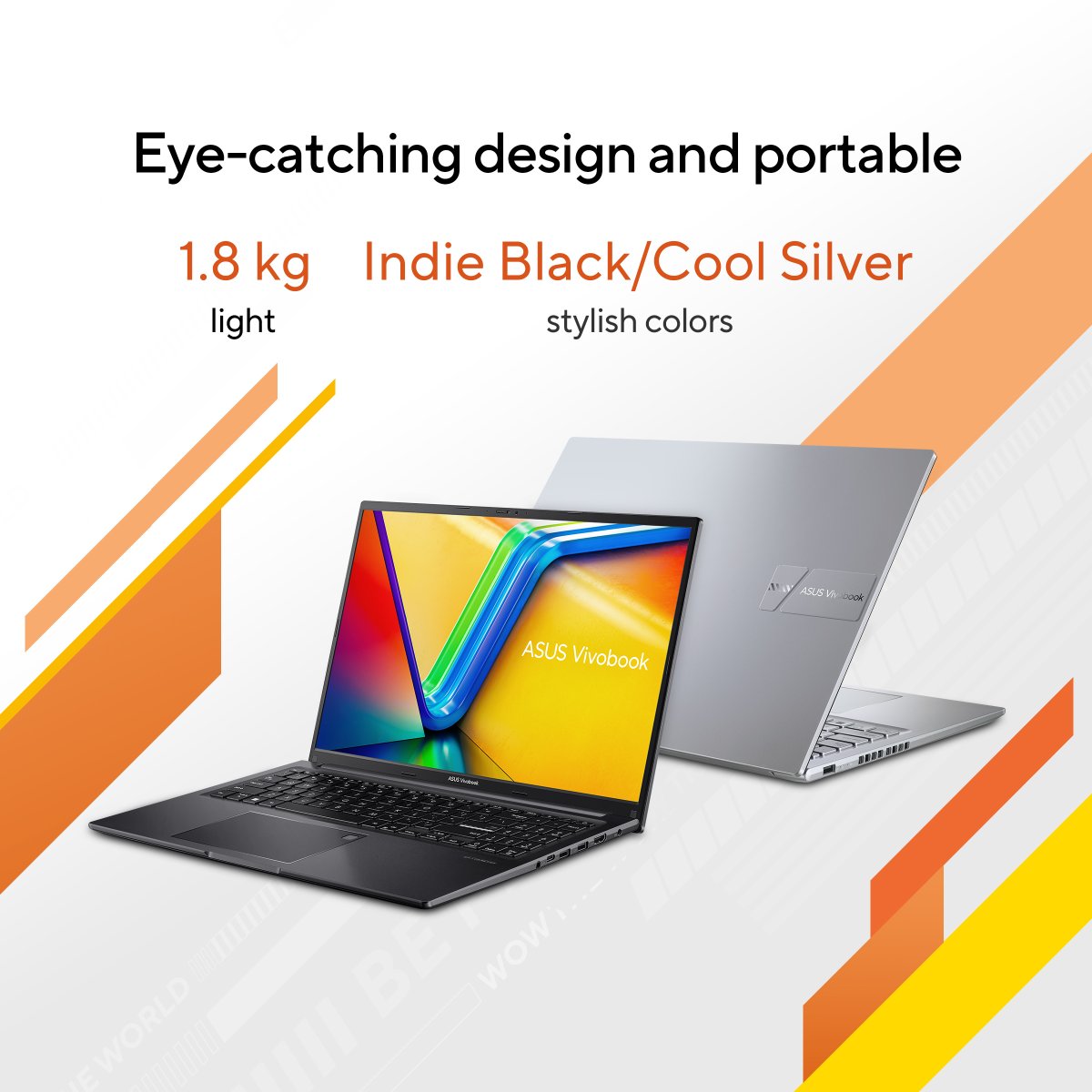 ASUS Vivobook 16 M1605YA-MB456W AMD Ryzen™ 7 7730U Laptop 40.6 cm (16") WUXGA 16 GB DDR4-SDRAM 1 TB SSD Wi-Fi 6E (802.11ax) Windows 11 Home Silver - Image 15