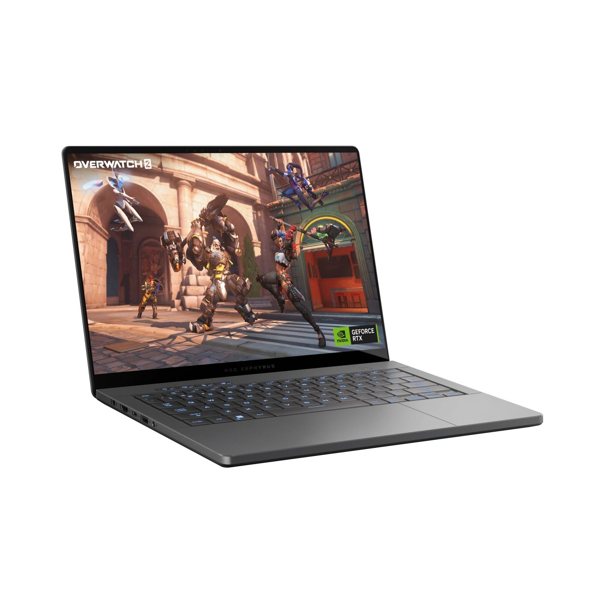 ASUS ROG Zephyrus G14 GA403UI-QS060W AMD Ryzen™ 9 8945HS Laptop 35.6 cm (14") WQXGA 32 GB LPDDR5x-SDRAM 1 TB SSD NVIDIA GeForce RTX 4070 Wi-Fi 6E (802.11ax) Windows 11 Home Black, Grey - Image 2