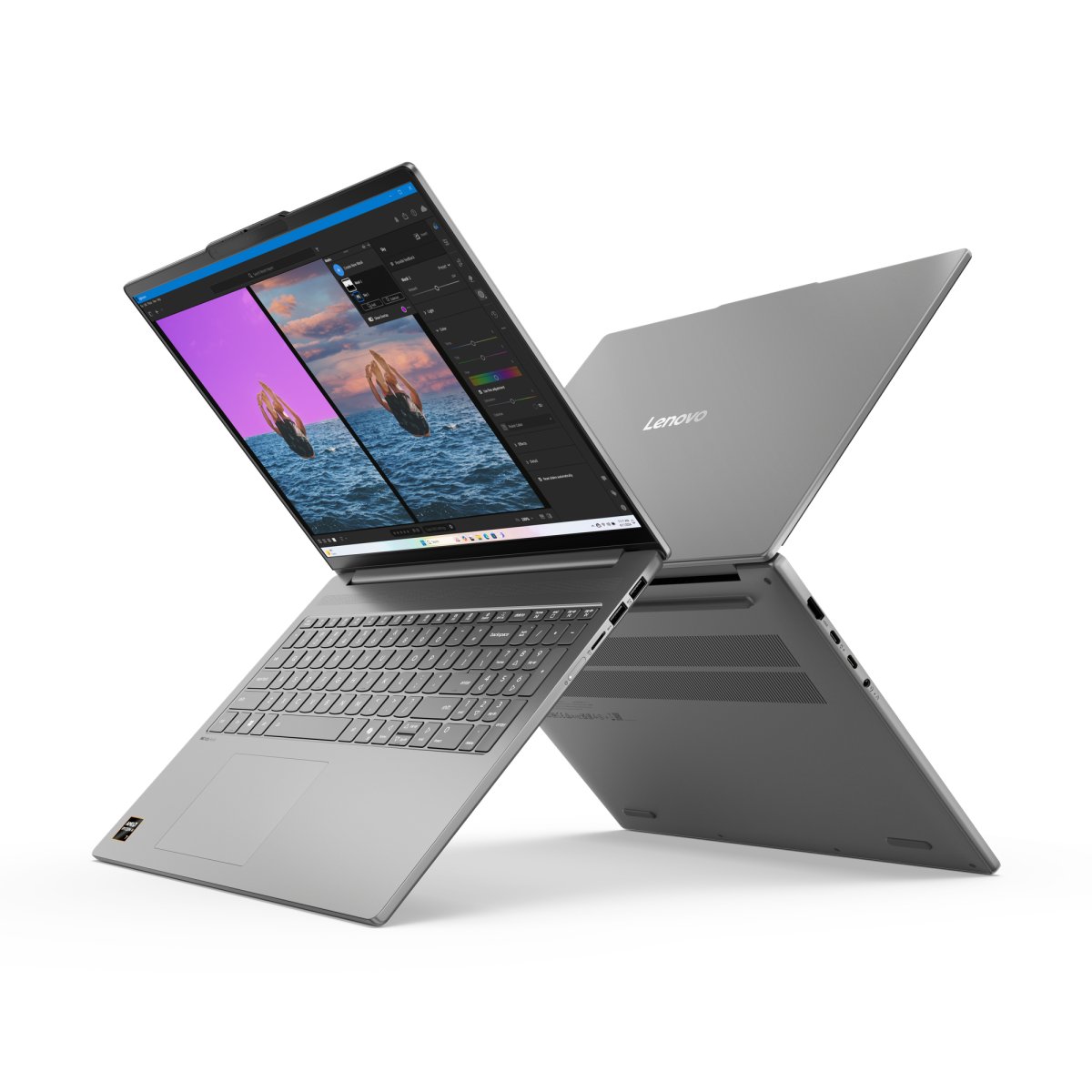 Lenovo IdeaPad Slim 5 16AKP10 Copilot+ PC AMD Ryzen™ AI 7 350 Laptop 40.6 cm (16") WUXGA 24 GB DDR5-SDRAM 1 TB SSD Wi-Fi 7 (802.11be) Windows 11 Home English Grey - Image 4