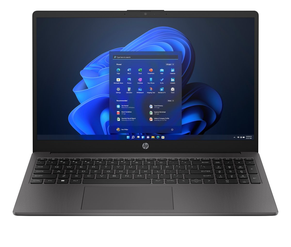 HP 255 G10 15.6-inch FHD Ryzen 3 7330U 8GB 256GB SSD Windows 11 Home Dark Ash Silver