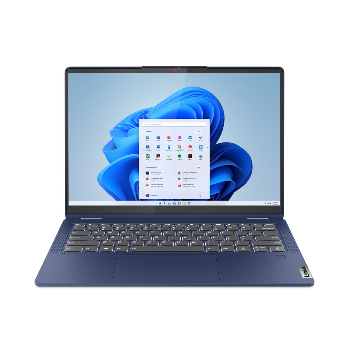 Lenovo IdeaPad Flex 5 14IRU8 Intel® Core™ i7 i7-1355U Laptop 35.6 cm (14") Touchscreen WUXGA 16 GB LPDDR4x-SDRAM 512 GB SSD Wi-Fi 6 (802.11ax) Windows 11 Home UK English Blue